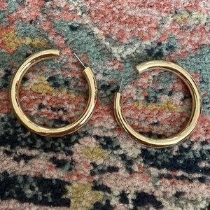 Gold Large Hoop Earrings
